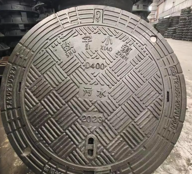 望江球墨铸铁防沉降井盖展示