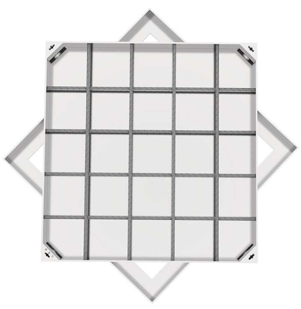 望江不锈钢方井展示